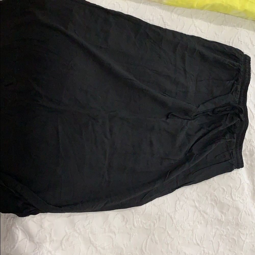 Black maxi skirt